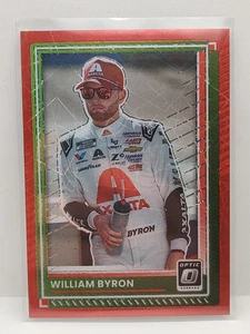 William Byron 2025 Optic Red Velocity Prizm Parallel /199 Racing NASCAR  - Bild 1 von 2