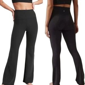Neu ohne Etikett Athleta Transcend schmale Hose Leggings schwarz Größe XXS Yoga Lounge Schlag - Bild 1 von 9