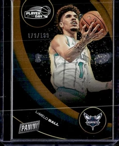 Balón LaMelo naranja #5 jugador del día Panini 2024-25 naranja #/199 - Imagen 1 de 2