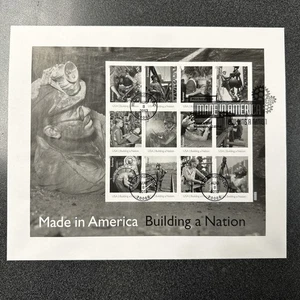 FDC 4801 Made In America Full Pane Issued 2013 On Cover  - Picture 1 of 1