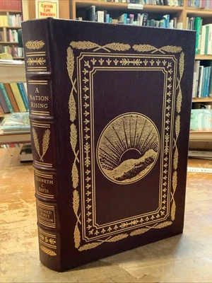 A Nation Rising Kenneth C. Davis Signed Limited Easton Press Leather Bound - Image 1 of 4