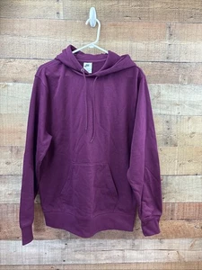 Nike Sportswear Club Maroon Pullover Hoodie Size S, M or L NO LOGO NO SWOOSH - Picture 1 of 5