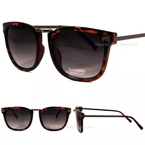 Diseño Retro Moda De Colección Gafas de Sol Estilo Hombres Mujeres Marrón Tortuga UV 400 Nuevas - Imagen 1 de 3