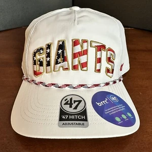 NWT 47 Brand Hitch BRRR San Francisco Giants Flag Flutter Snapback Hat Cap - Picture 1 of 10
