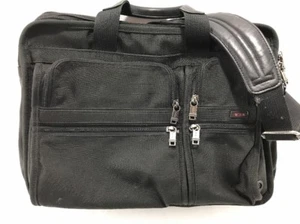 Maletín organizador expandible para computadora portátil Tumi 26031D4 Alpha negro balístico 16x13x4 - Imagen 1 de 12