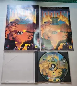 DOOM II 2 Big PC Game CD w/ Manual & Strategy Guide - Picture 1 of 3