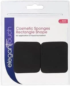 Elegant Touch Cosmetic Sponges Rectangle Shape (pack of 2) - Picture 1 of 4