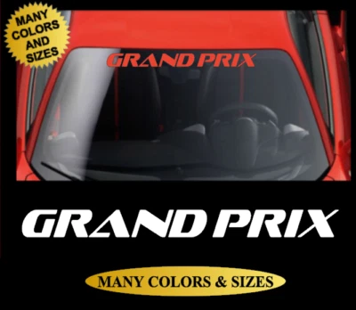 Calcomanías de vinilo parabrisas Grand Prix pancarta gtp ventana se adapta a Pontiac Foto 1 de 2
