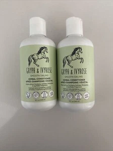 2X Gryph & Ivyrose Herbal Conditioner Smooth Sailing 8oz Suitable For Kids - Picture 1 of 2