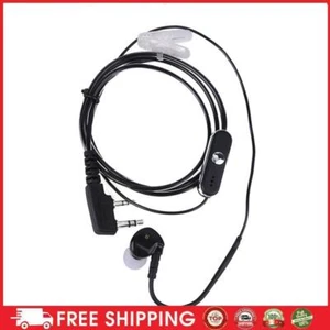 Nützliches 2-poliges Sport-Ohrhörer-Headset-Zubehör, Schwarz für BAOFENG Retevis - Photo 1/9