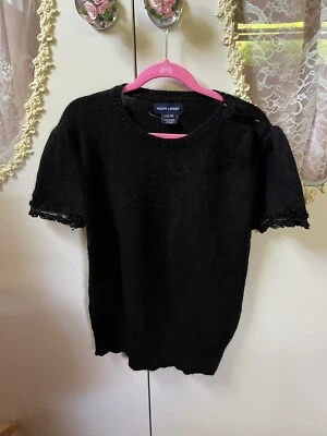 Ralph Lauren Girls Butter Soft  Short Sleeved Angora Sweater  10/12 NWOT - Image 1 of 4