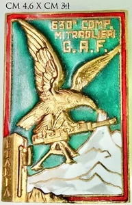 GUARDIA ALLA FRONTIERA 630a COMPAGNIA MITRAGLIERI GAF DISTINTIVO REGIO ESERCITO - Picture 1 of 2