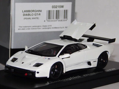 LAMBORGHINI DIABLO GT-R PERLA BLANCA KYOSHO 03215W 1:43 JAPÓN DIE CAST 1998 - Imagen 1 de 3