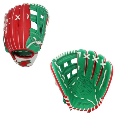 SSK ZSLOW DIMPLE 13" Slowpitch Softball Glove ZSD-1300REDKGNWHT3