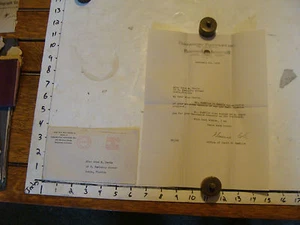 signed letter and envelope  Office of CECIL B. deMille feb 23, 1937 - Picture 1 of 5