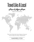Maxwell Fox Travel Like a Local - Map of Ayia Napa (Black and Whit (Taschenbuch)