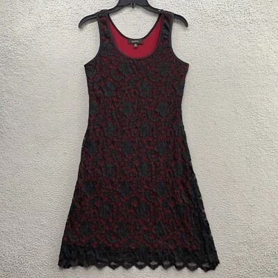 Karen Kane Dress Women’s Size S Black Lace Overlay Stretch Nylon Blend Stretch - Imagem 1 de 4