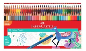 Lápices de colores triangulares Faber-Castell - Pack de 72 (Surtidos) - Imagen 1 de 1