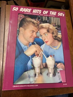 50 Rare Hits Of The 50’s, Piano/Guitar/vocal Songbook - Image 1 of 4