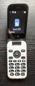 Doro 6620 Flip Mobile Phone - Black & White - PHONE ONLY - Working - Picture 1 of 10