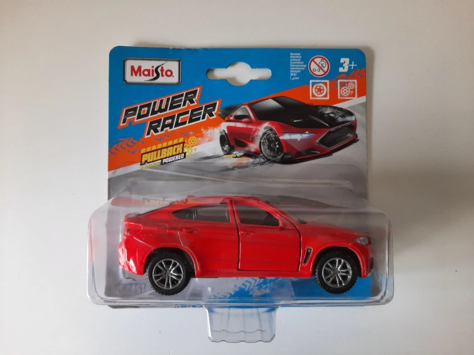 Modellino Statico BMW X6M Maisto Auto Colore Rosso Scala 1:43 - Immagine 1 di 1