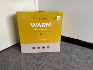 Mnijumbuk Warm Wool Quilt King Queen Double Stock Clearance - Picture 1 of 10