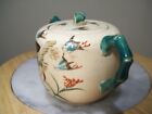 Antique Hand Painted  Famille Rose Chinese Tea Box 