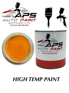 BREMBO LAVA ORANGE BRAKE CALIPER PAINT High Temp GLOSS BRUSH OR SPRAY 250ML - Picture 1 of 2