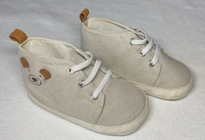 Carter's BABY BOY Tennis Shoes SIZE 9-12 MOS BEAR NEW - Picture 1 of 5