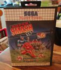 SEGA MASTER SYSTEM GAME SUPER SMASH TV 1992 JEU ET ÉTUI TESTÉ BEL ÉTAT