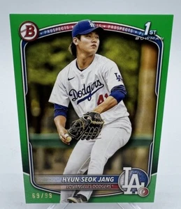 2025 Bowman Chrome Hyun-Seok Jang Green /99 #BCP-51 - Bild 1 von 3