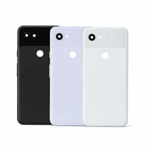 Cubierta de batería trasera con lente de cámara y adhesivo para Google Pixel 3a - Imagen 1 de 3
