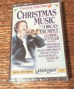 Cassette Classical Christmas Music Trumpet and Organ Ludwig Guttler 1990 NEW - Picture 1 of 2