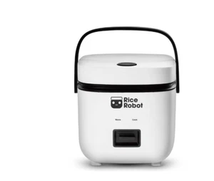 Rice Robot, Ceramic Nonstick Rice Cooker, Makes 4 ½ Cups _ Hot... - Picture 1 of 1