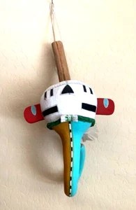 Hopi-made Gourd Rattle c. 1980's Vintage by Everett Tawahongra - Picture 1 of 6