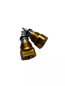 Kawasaki ZX14-R ZZR1400 2006 - 2007 Front Forks Compression Adjuster Bolts - Picture 1 of 8