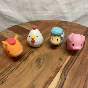 5 Munchkin 2014 Farm Animal Bath Toys Horse, Sheep, Pig, Duck, Chicken Figures - Picture 1 of 14