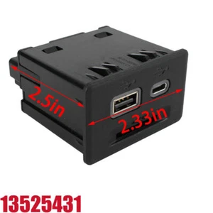 OEM NEW Center Console Auxiliary USB sd card Port Receptacle GM 13525431 - Imagen 1 de 7