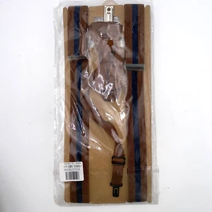 Suspenders And Bow Tie Size Youth Brown Black Unisex Outfit Set - Picture 1 of 2