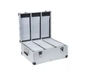 Neo Media Aluminium CD or DVD Storage Box with sleeves holds upto 420 disks - Picture 1 of 1
