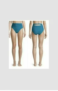 Time and Tru ODES SEA RUCHED HIGH WAIST SWIMSUIT BOTTOM 1x 2x #C8X - Picture 1 of 1