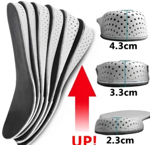 Air Cushion Invisible Height Increase Insoles Shoe Inserts Heel Lifts Pad Taller - Picture 1 of 13