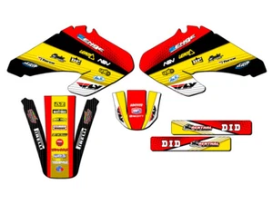 2001-2003 XR 70 RICOCHET Yellow Senge Graphics Kit Compatible with Honda - Picture 1 of 4