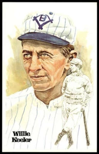 Willie Keeler 1980 Perez-Steele Hall of Fame Series 1-15 #23 /10000 - Picture 1 of 2