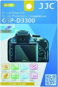 JJC GSP-D3300 Optical Glass LCD Screen Protector for Nikon D3300, D3200, D3400 - Picture 1 of 4
