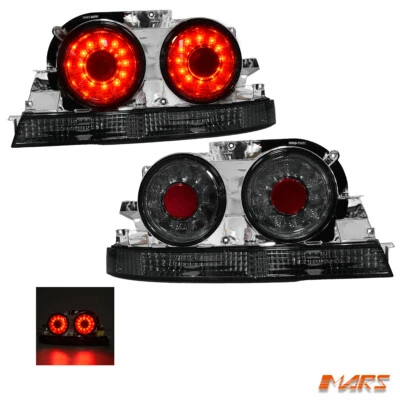 Smoked LED Tail Lights for Nissan R33 Skyline Coupe GTS-T GT-R GT-T RB250DET - image 1 of 3