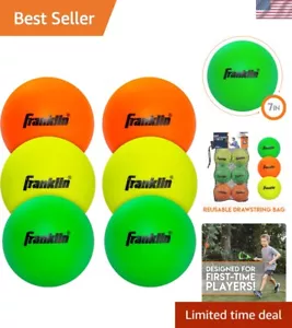 Colorful Soft Rubber Lacrosse Balls - Perfect Introduction for Kids - Picture 1 of 9