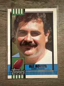 1990 Topps Traded Max Montoya Los Angeles Raiders #5T - Picture 1 of 2