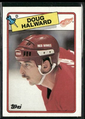 1988-89 Topps Doug Halward #113 Detroit Red Wings - Image 1 of 2
