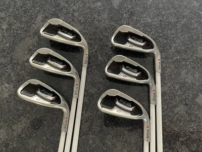 Ping G20 Women’s Iron Set 6-PW UW Red Dot 1° Flat Ladies Flex - Image 1 of 4